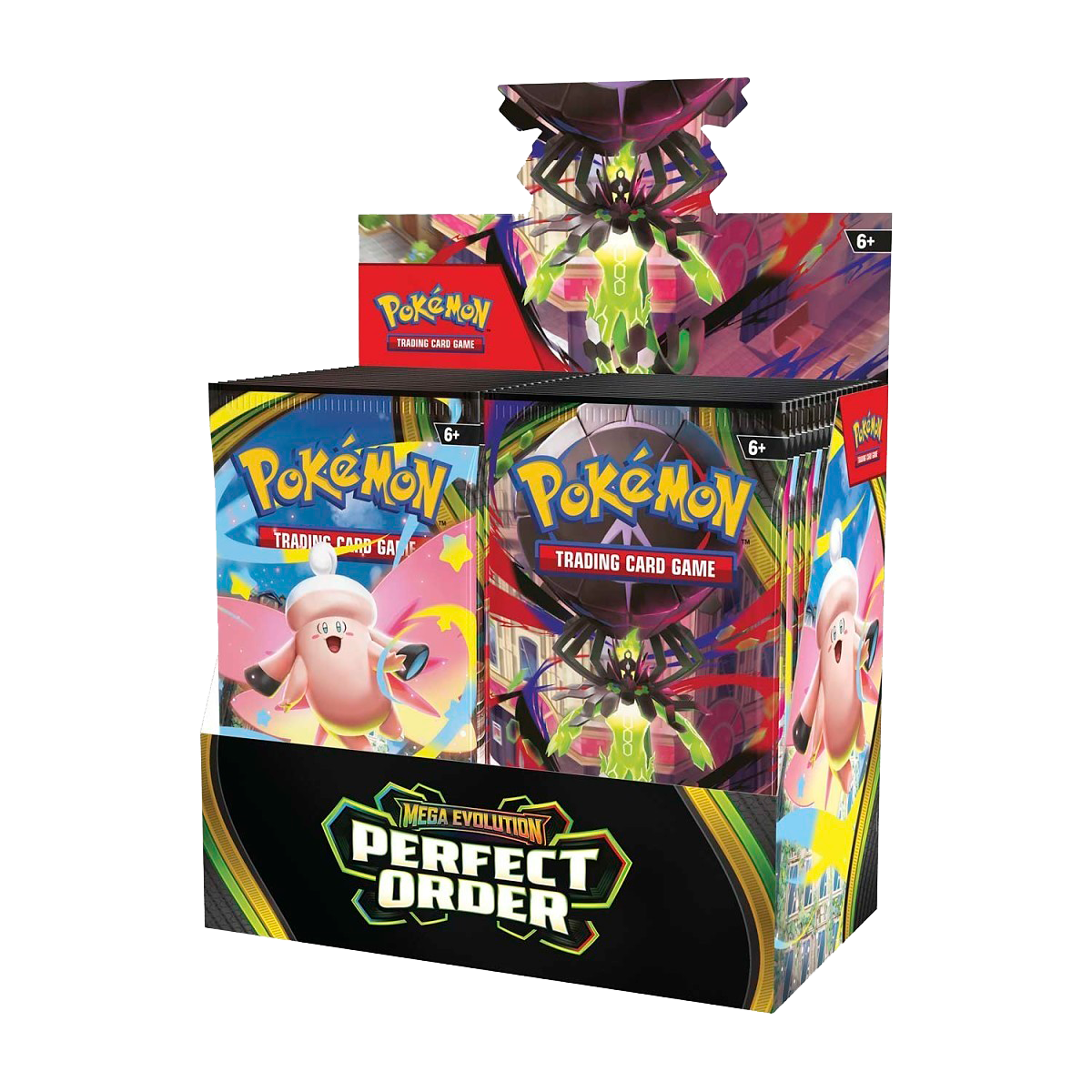 how many booster boxes does gamestop get Pokémon Mega Evolution-Perfect Order Booster Display Box (36 Packs) - Small Bacteria