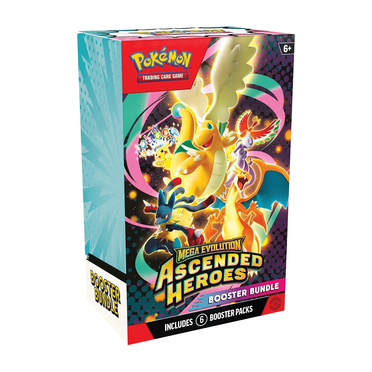 pokemon booster packs uk Pokémon Mega Evolution-Ascended Heroes Booster Bundle (6 Packs) - Small Bacteria
