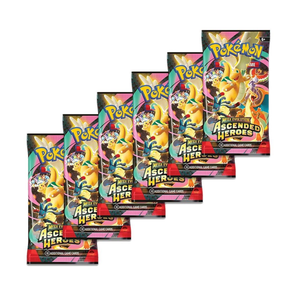 Pokémon Mega Evolution-Ascended Heroes Booster Bundle (6 Packs) - Small Bacteria | UK Stockist