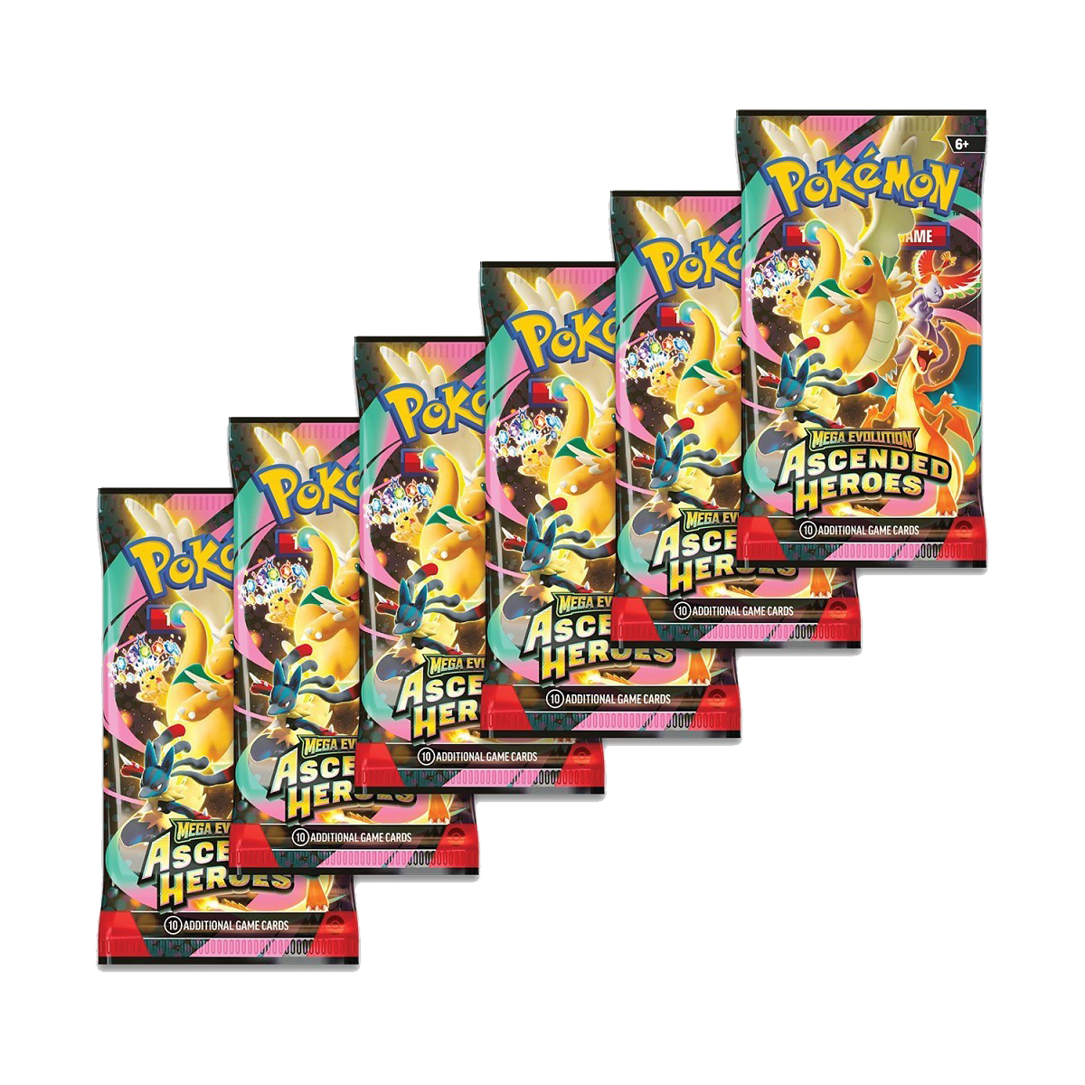 Pokémon Mega Evolution-Ascended Heroes Booster Bundle (6 Packs) - Small Bacteria | UK Stockist