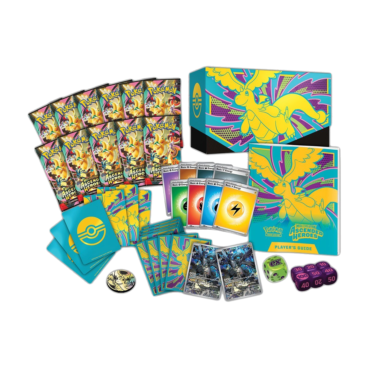 Pokémon Center Mega Evolution-Ascended Heroes Elite Trainer Box - Small Bacteria | UK Stockist