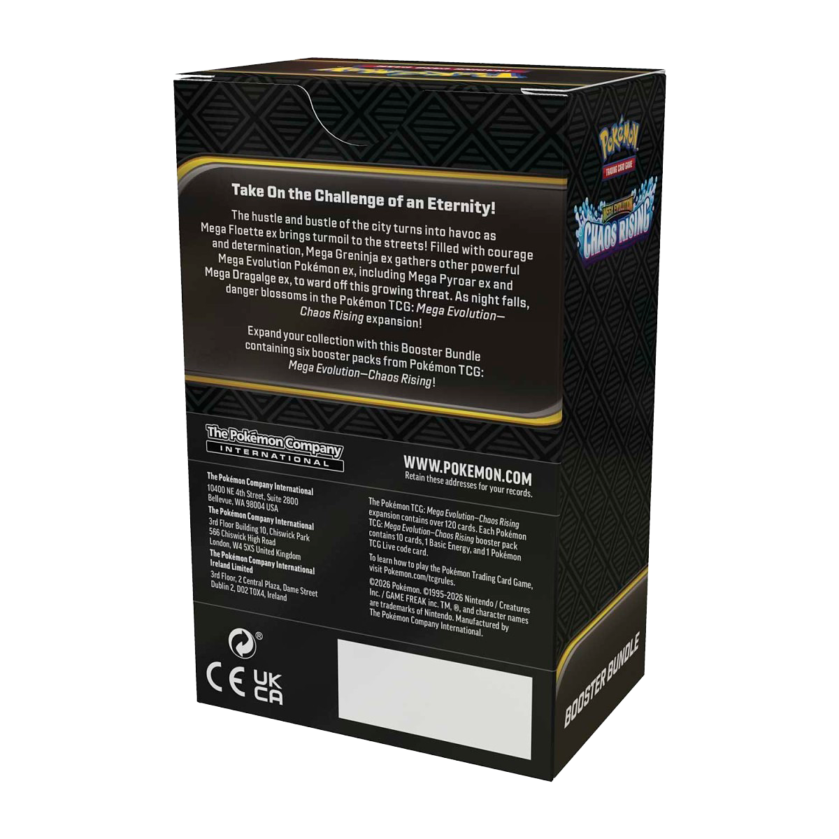 Pokémon Mega Evolution-Chaos Rising Booster Bundle (6 Packs) - Small Bacteria | UK Stockist