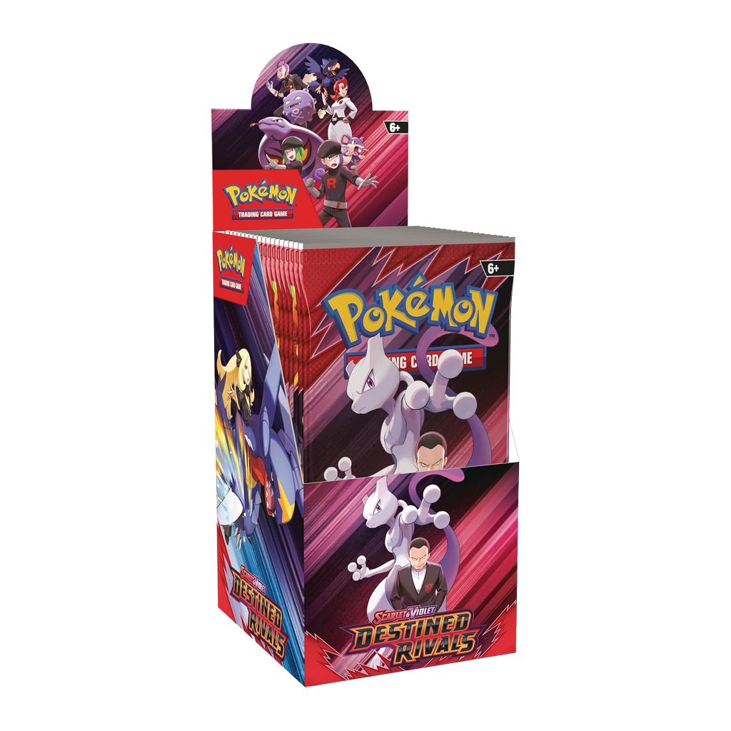 Pokmon Destined Rivals Half Booster Box - Small Bacteria | UK Stockist Pokmon Destined Rivals Half Booster Box - Small Bacteria | UK Stockist