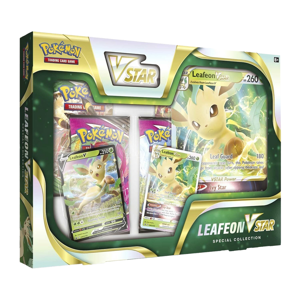 Pokémon Leafeon VStar Special Collection - Small Bacteria | UK Stockist