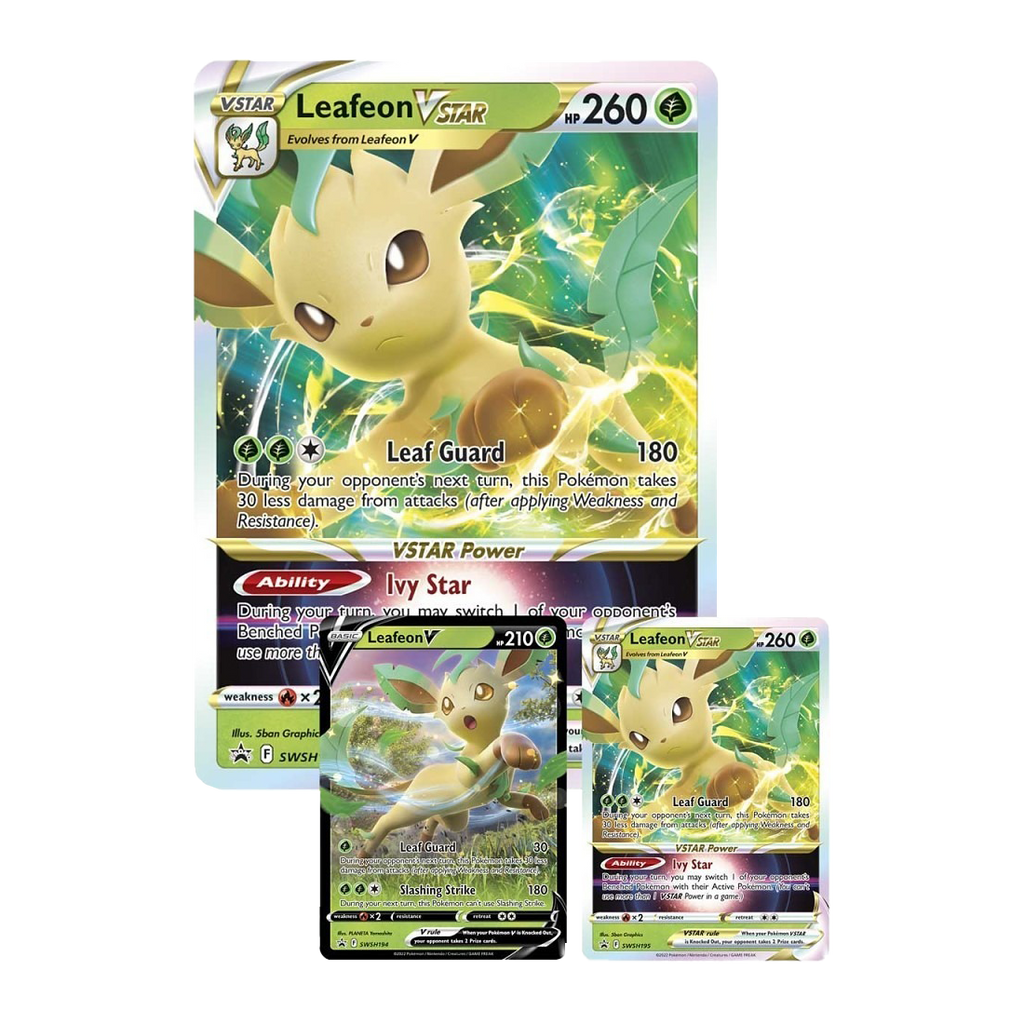 Pokémon Leafeon VStar Special Collection - Small Bacteria | UK Stockist