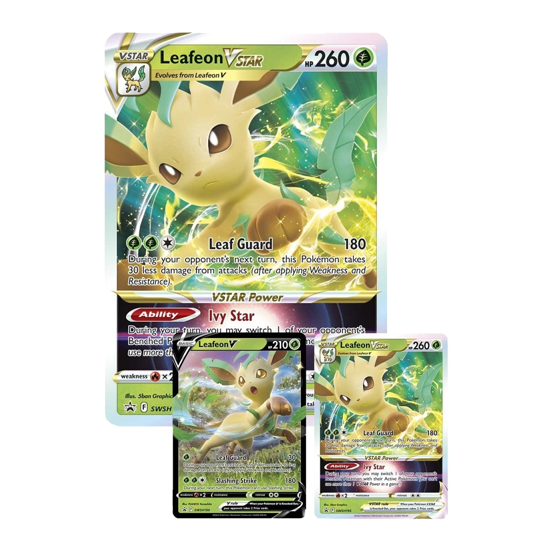 Pokémon Leafeon VStar Special Collection - Small Bacteria | UK Stockist