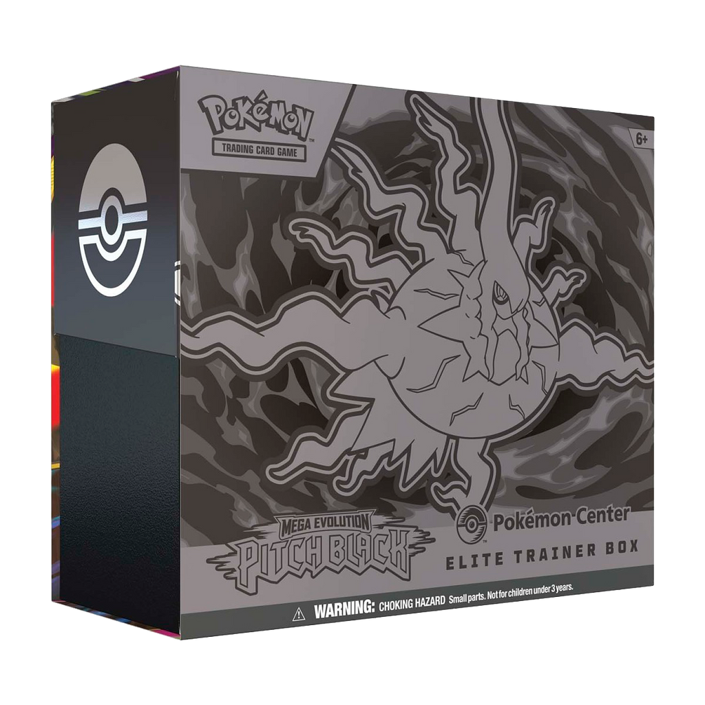 Pokémon Center Mega Evolution-Pitch Black Elite Trainer Box - Small Bacteria | UK Stockist