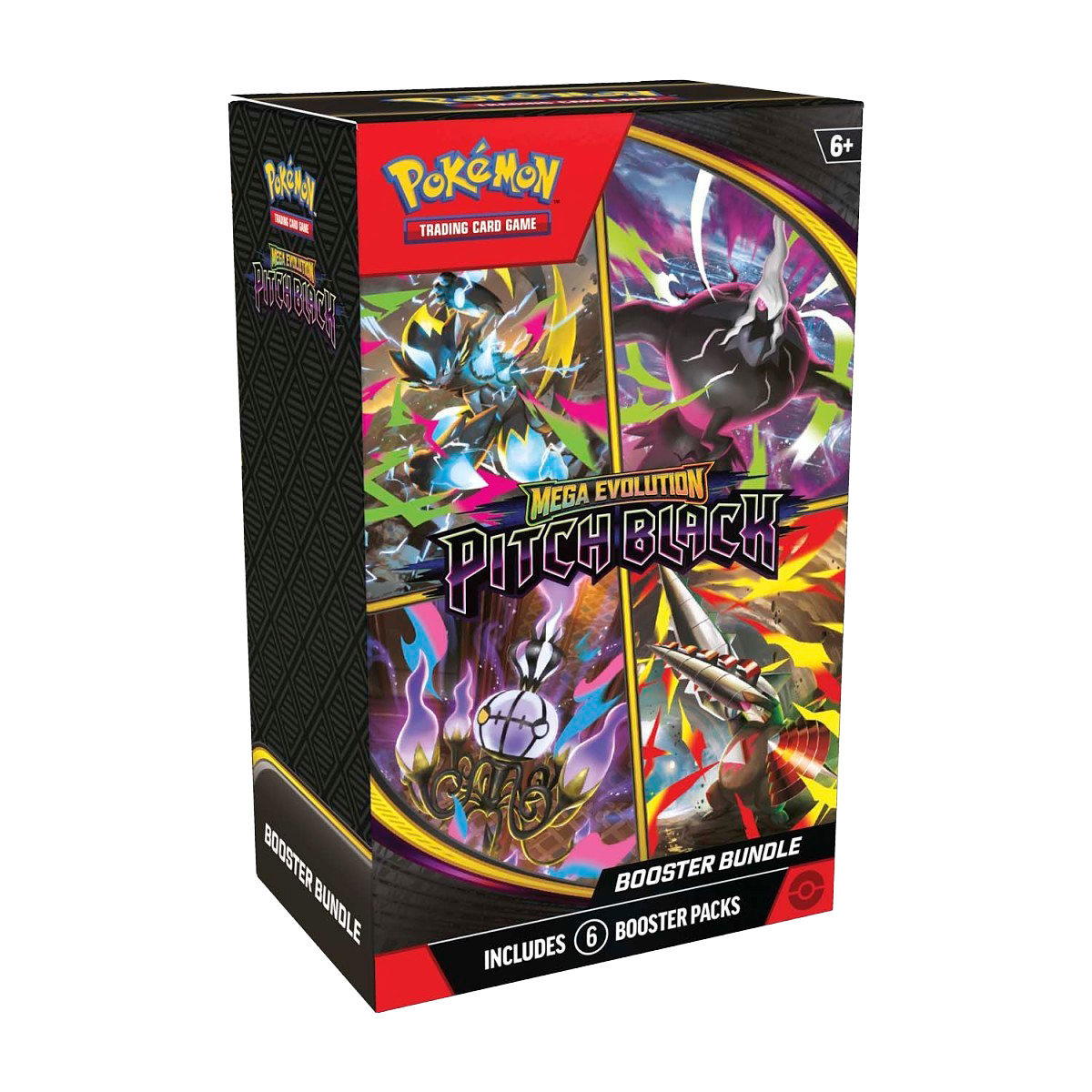 Pokémon Mega Evolution-Pitch Black Booster Bundle (6 Packs)