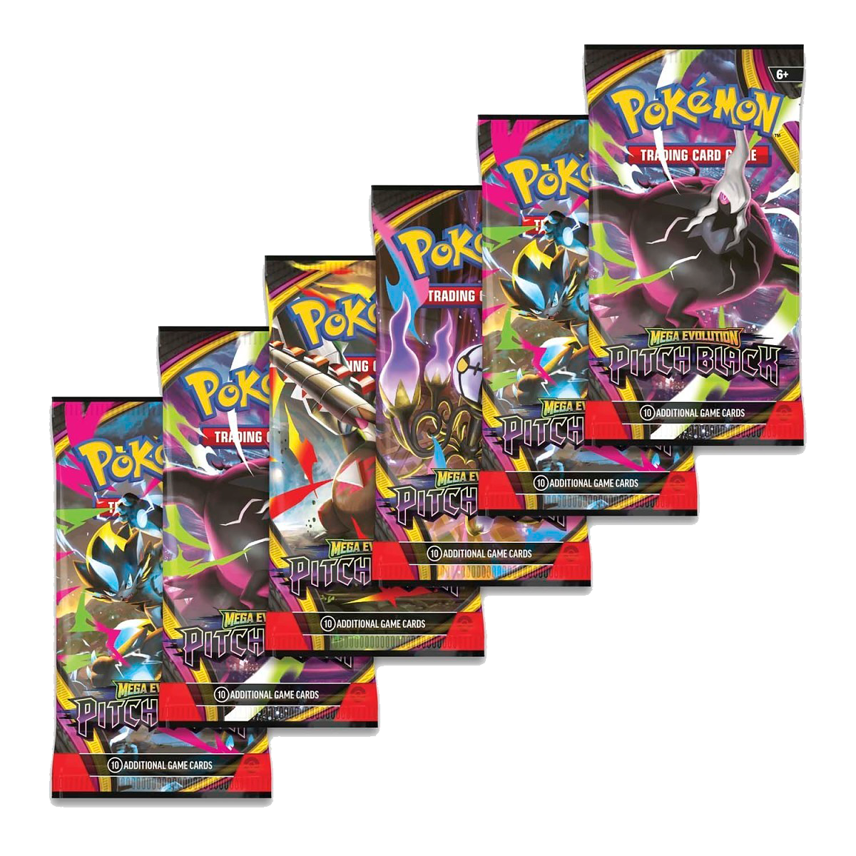 Pokémon Mega Evolution-Pitch Black Half Booster Box (18 Packs) - Small Bacteria
