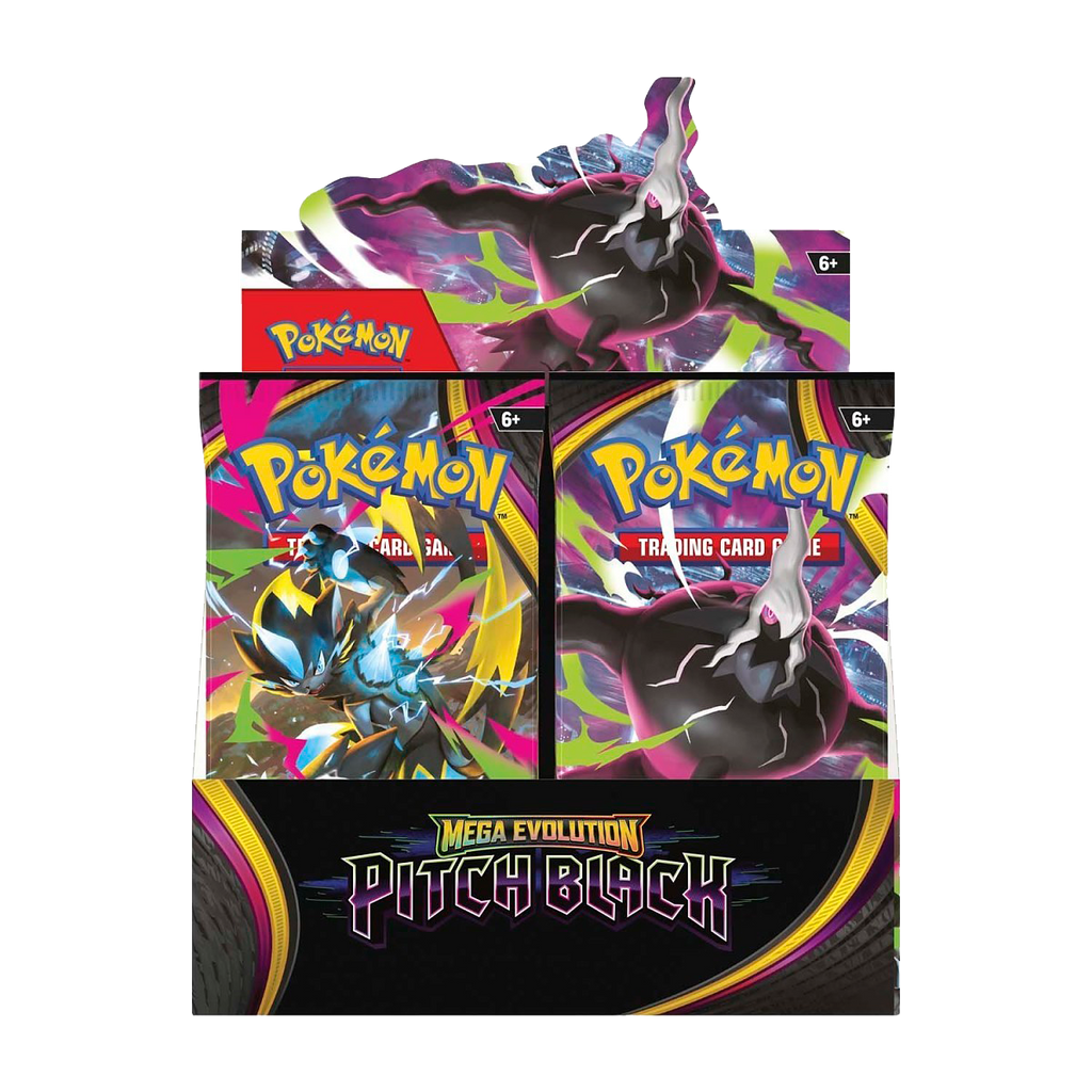 Pokémon Mega Evolution-Pitch Black Booster Display Box (36 Packs) - Small Bacteria | UK Stockist