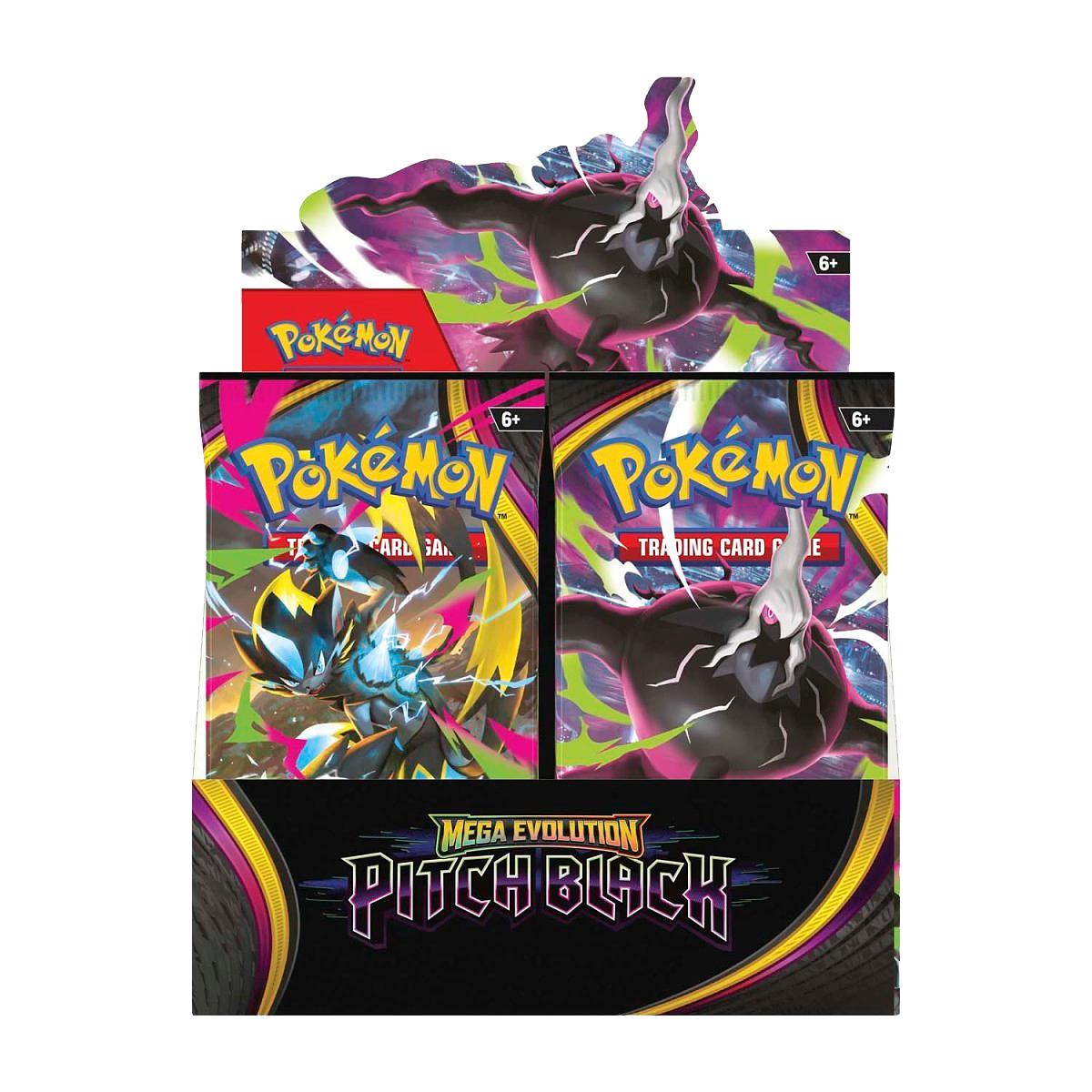 Pokémon Mega Evolution-Pitch Black Booster Display Box (36 Packs) - Small Bacteria | UK Stockist