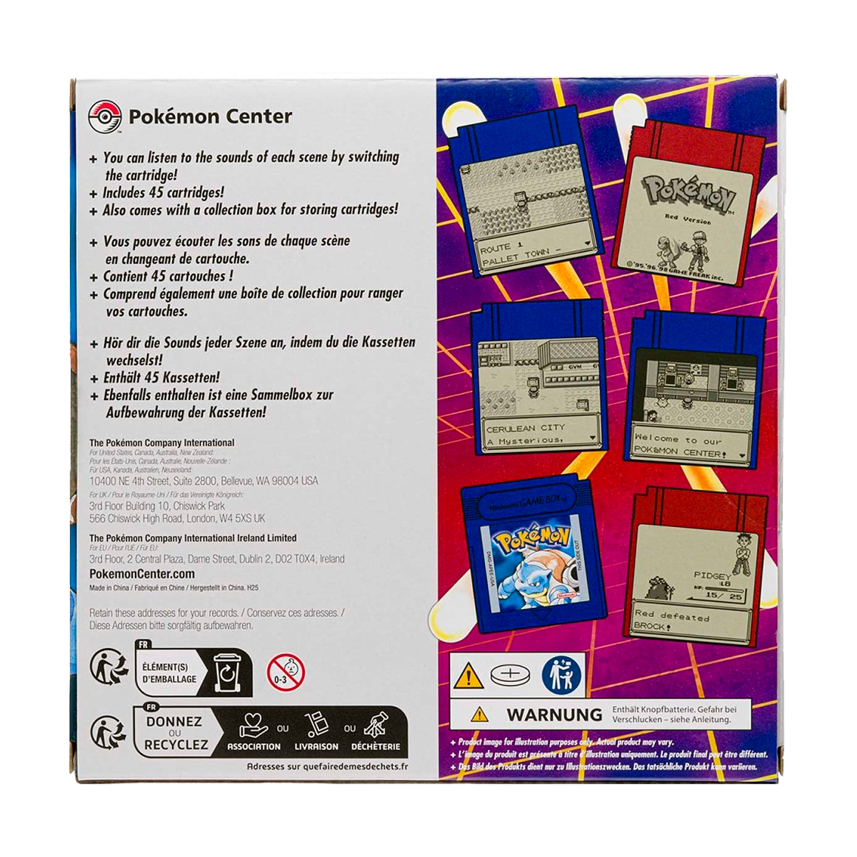Pokémon Red & Pokémon Blue Game Music Collection: Game Boy Jukebox - Small Bacteria | UK Stockist
