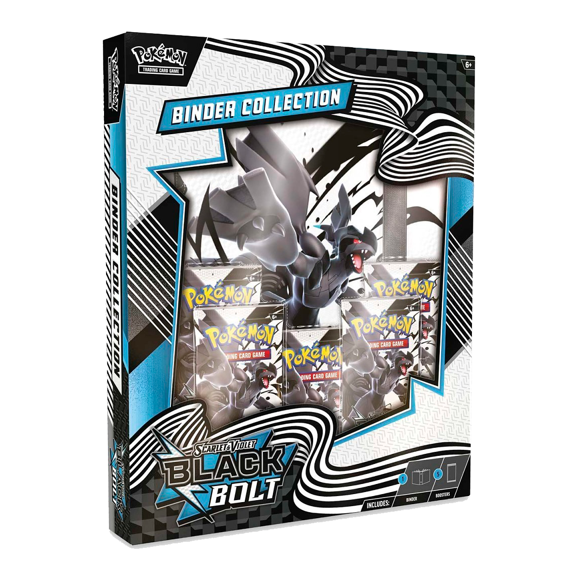 Pokémon Scarlet & Violet - Black Bolt Binder Collection - Small Bacteria | UK Stockist