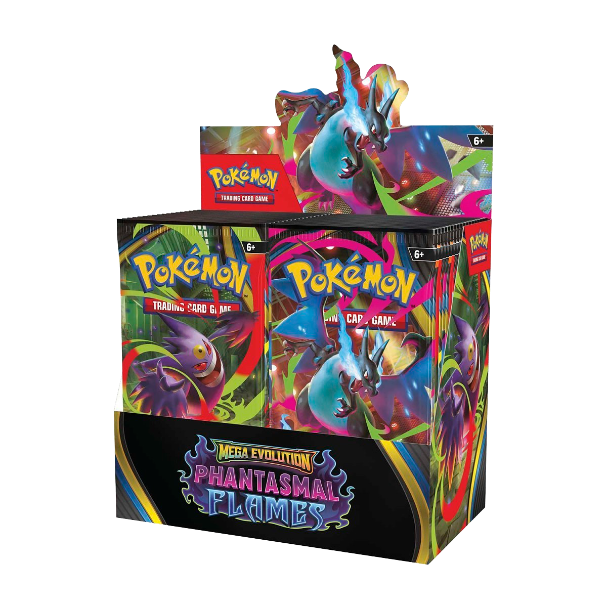 Pokémon Mega Evolution-Phantasmal Flames Booster Display Box (36 Packs) - Small Bacteria | UK Stockist