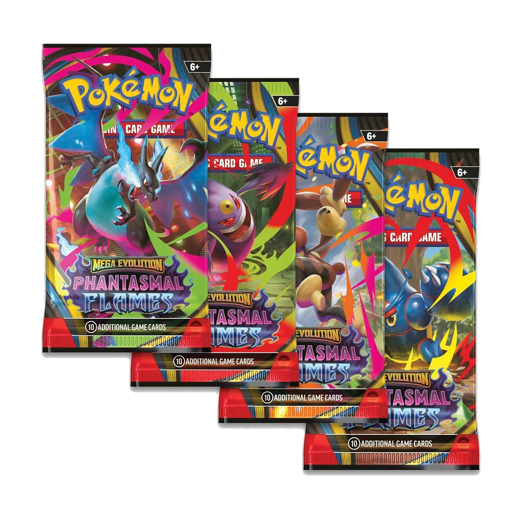 Pokémon Mega Evolution-Phantasmal Flames Booster Display Box (36 Packs) - Small Bacteria | UK Stockist