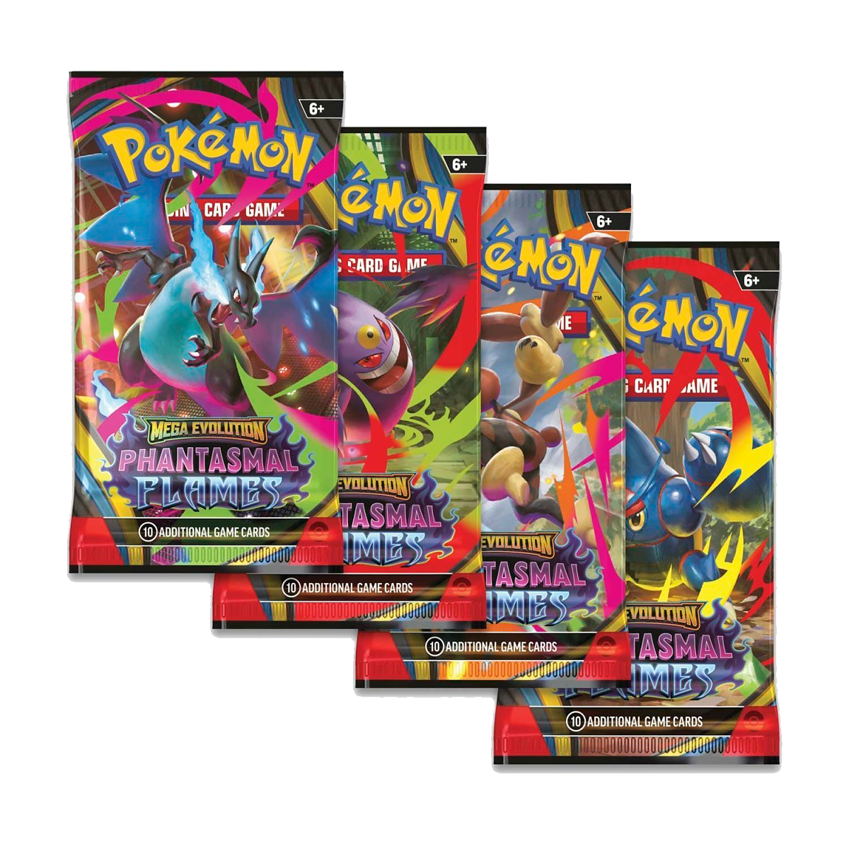 Pokémon Mega Evolution-Phantasmal Flames Booster Display Box (36 Packs) - Small Bacteria | UK Stockist