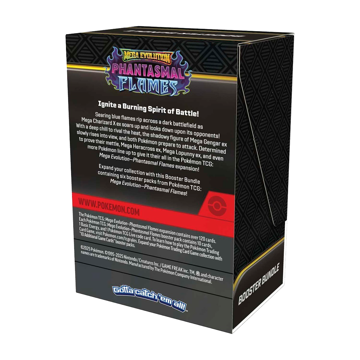 Pokémon Mega Evolution-Phantasmal Flames Booster Bundle (6 Packs) - Small Bacteria | UK Stockist
