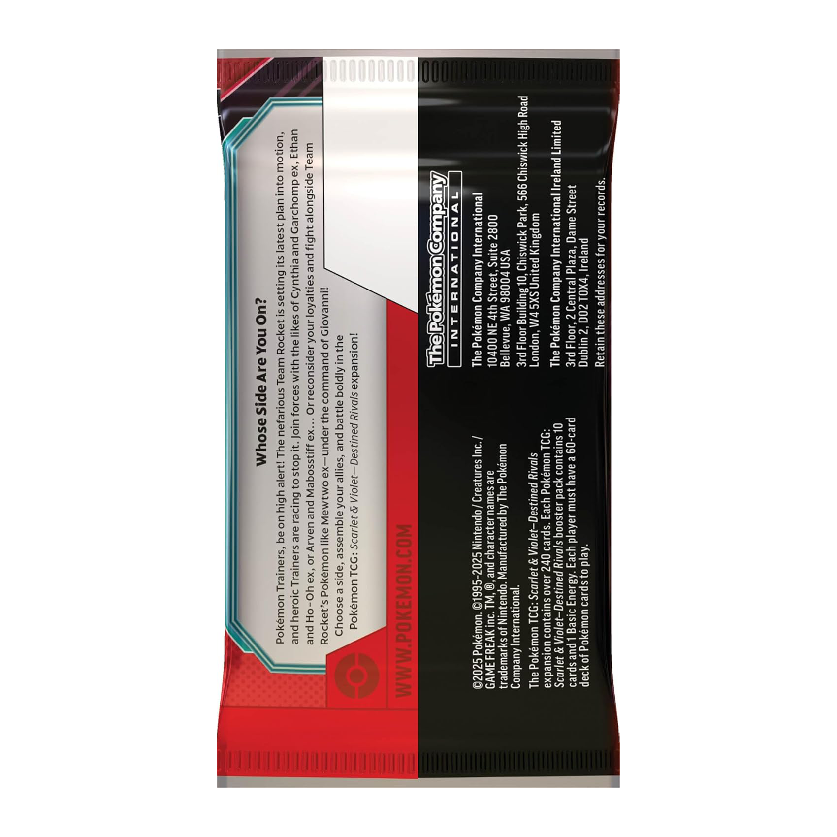 Pokémon Destined Rivals Booster Box - Small Bacteria | UK Stockist