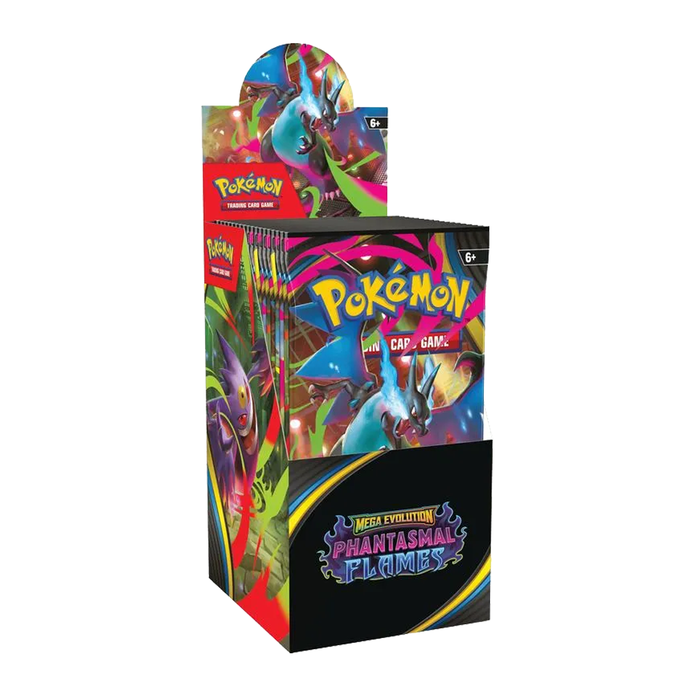 Pokémon Mega Evolution Phantasmal Flames Half Booster Box (18 packs) - Small Bacteria | UK Stockist