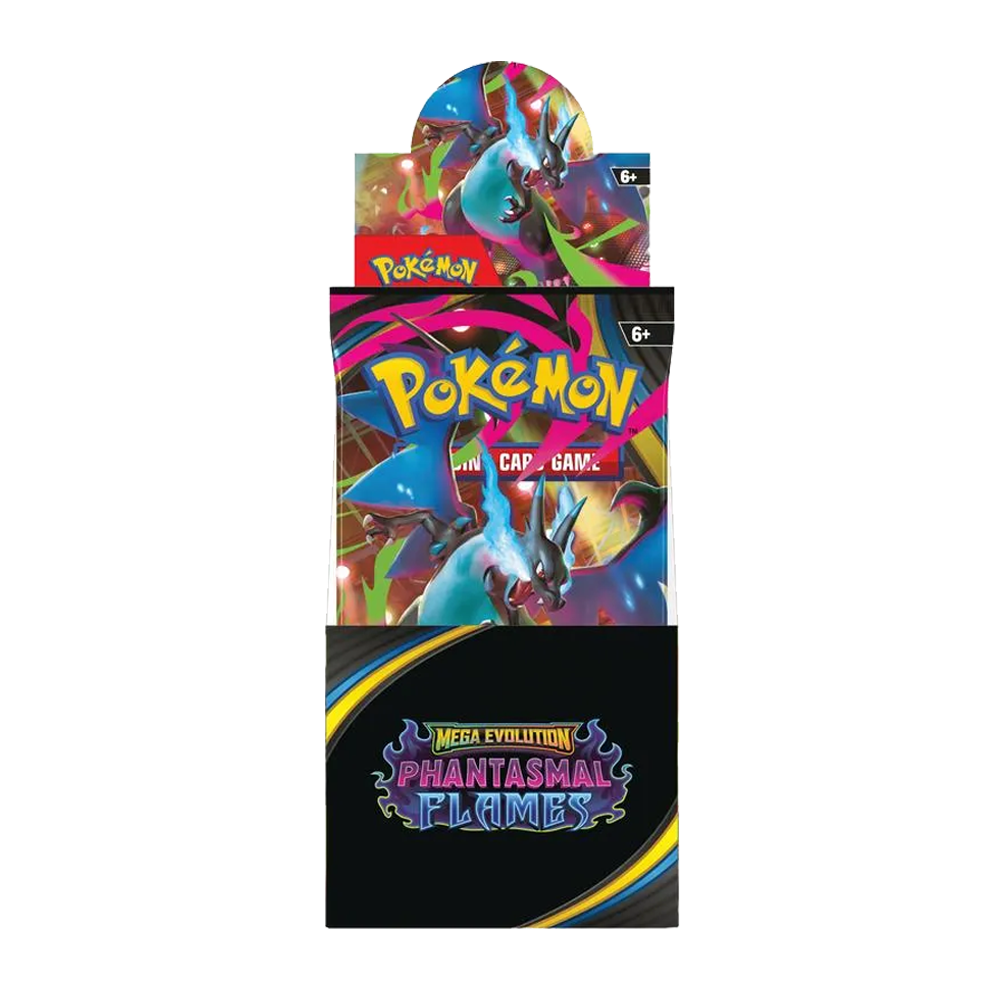 Pokémon Mega Evolution Phantasmal Flames Half Booster Box (18 packs) - Small Bacteria | UK Stockist