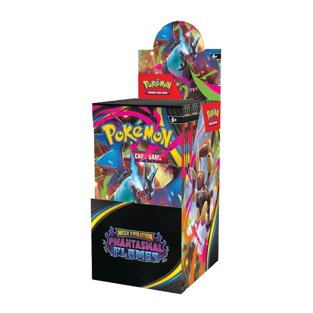 Pokémon Mega Evolution Phantasmal Flames Half Booster Box (18 packs) - Small Bacteria | UK Stockist
