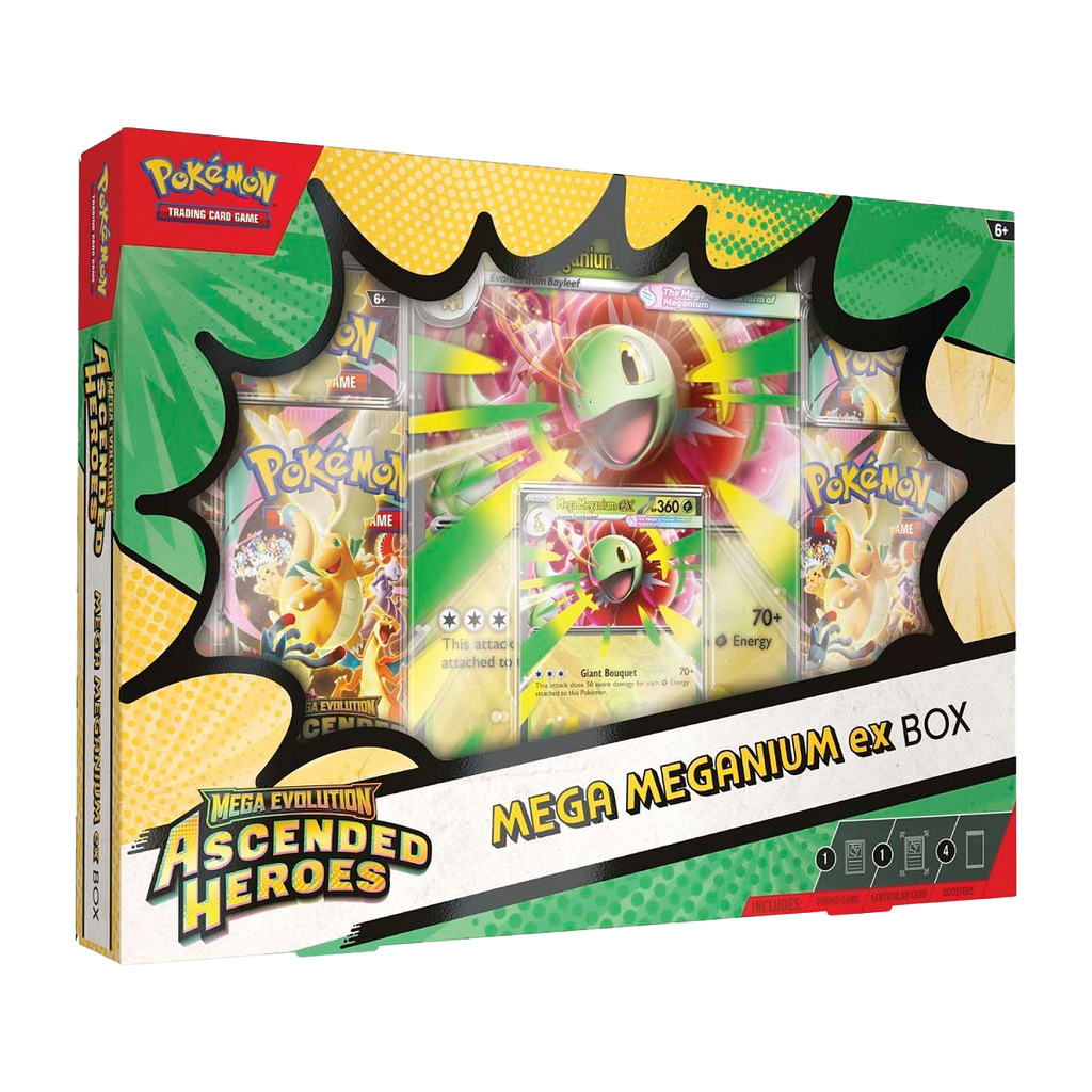 Pokémon Mega Evolution—Ascended Heroes Mega Meganium ex Box - Small Bacteria | UK Stockist