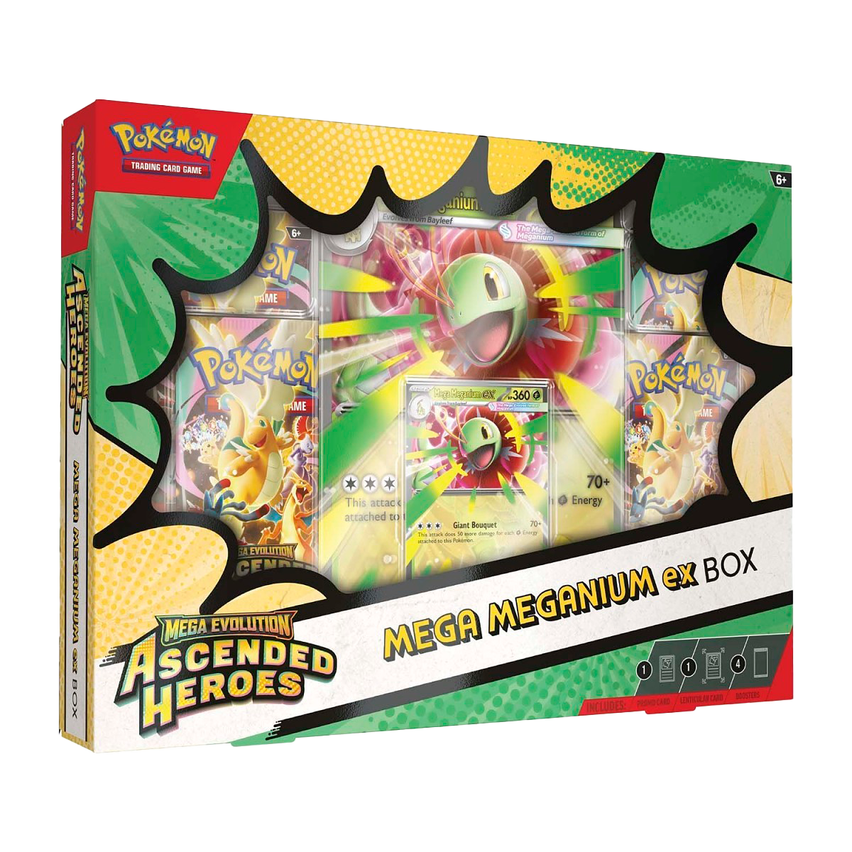 Pokémon Mega Evolution—Ascended Heroes Mega Meganium ex Box - Small Bacteria | UK Stockist