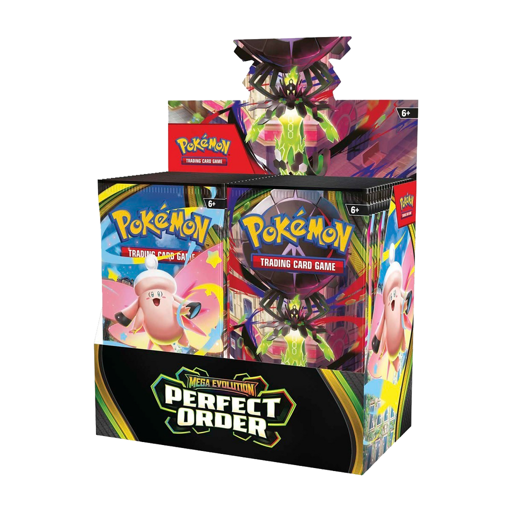 Pokémon Mega Evolution-Perfect Order Booster Display Box (36 Packs) - Small Bacteria | UK Stockist
