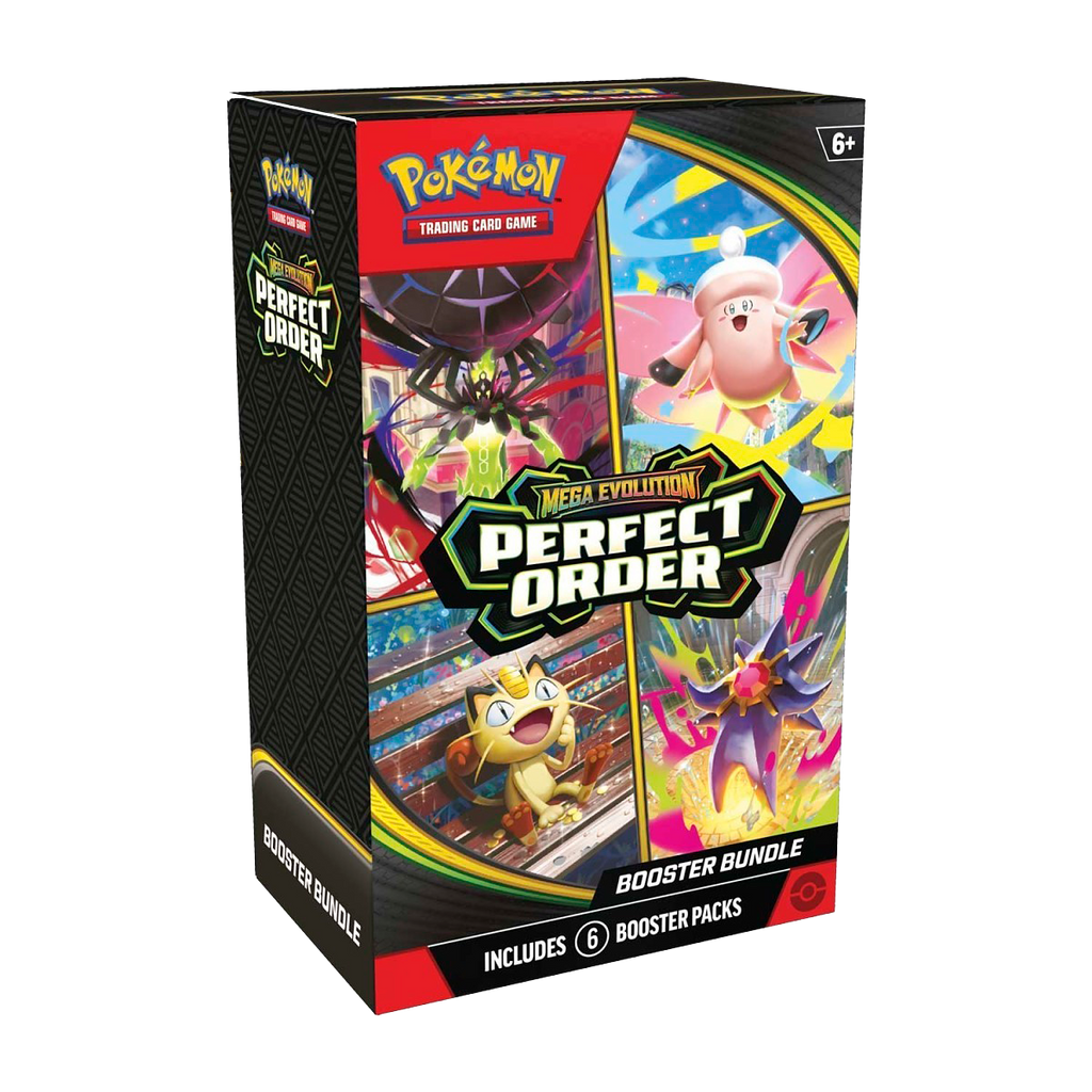 Pokémon Mega Evolution-Perfect Order Booster Bundle (6 Packs) - Small Bacteria | UK Stockist