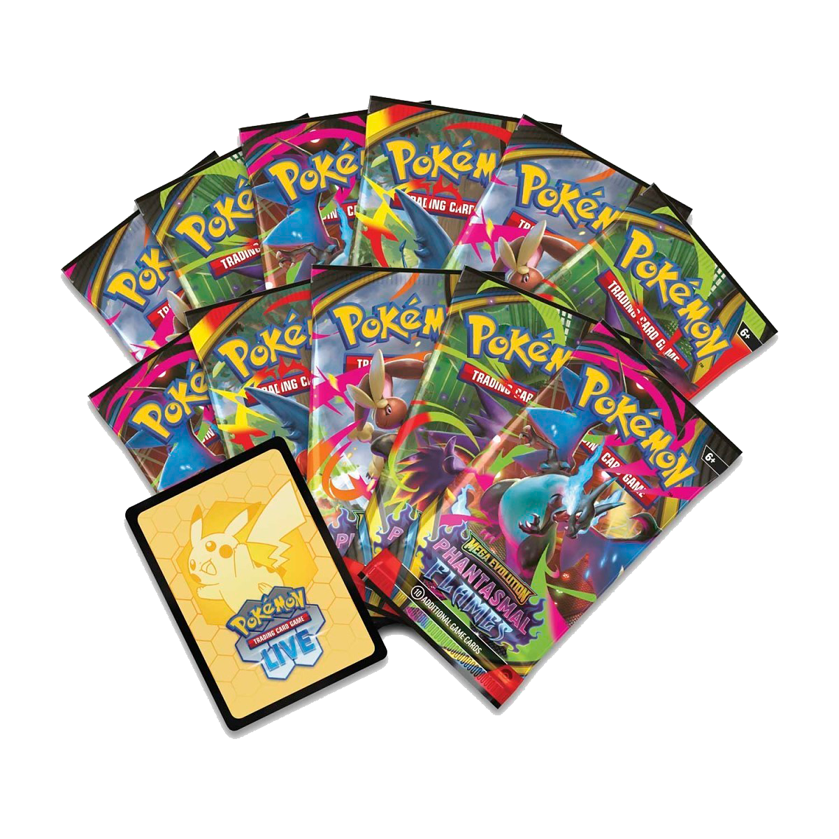 Pokémon Center Mega Evolution-Phantasmal Flames Elite Trainer Box - Small Bacteria | UK Stockist