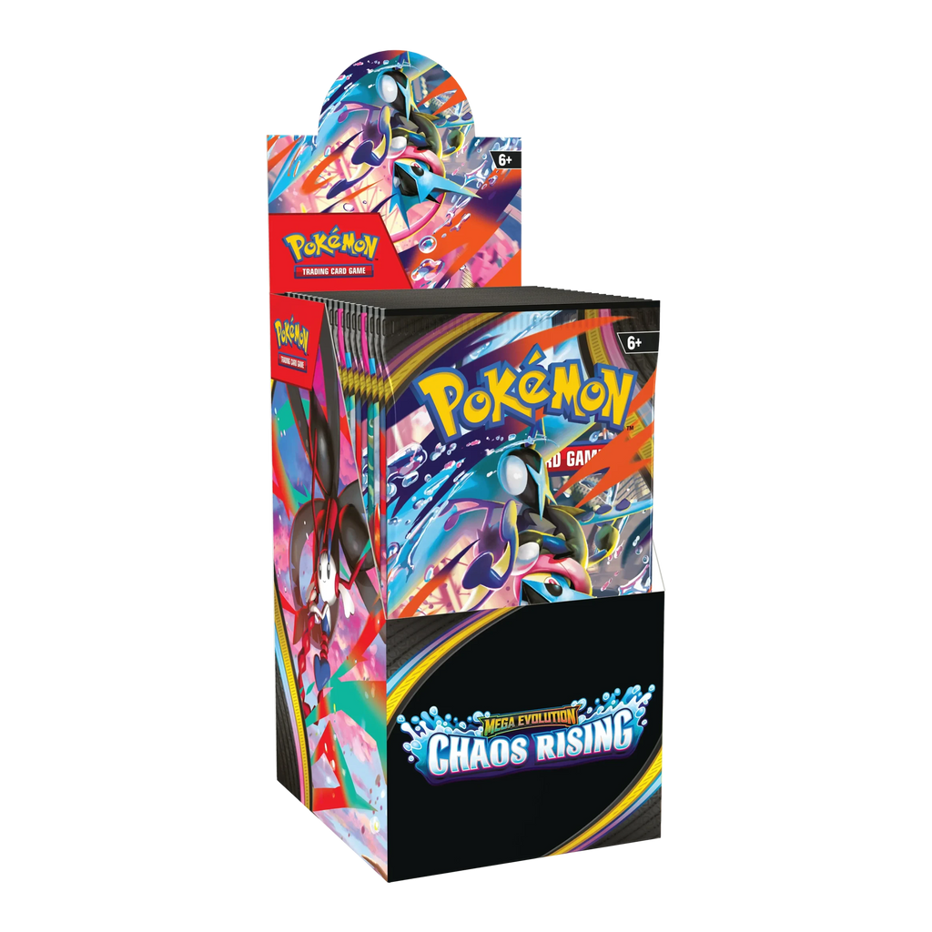 Pokémon Mega Evolution-Pitch Black Half Booster Box (18 Packs) - Small Bacteria | UK Stockist