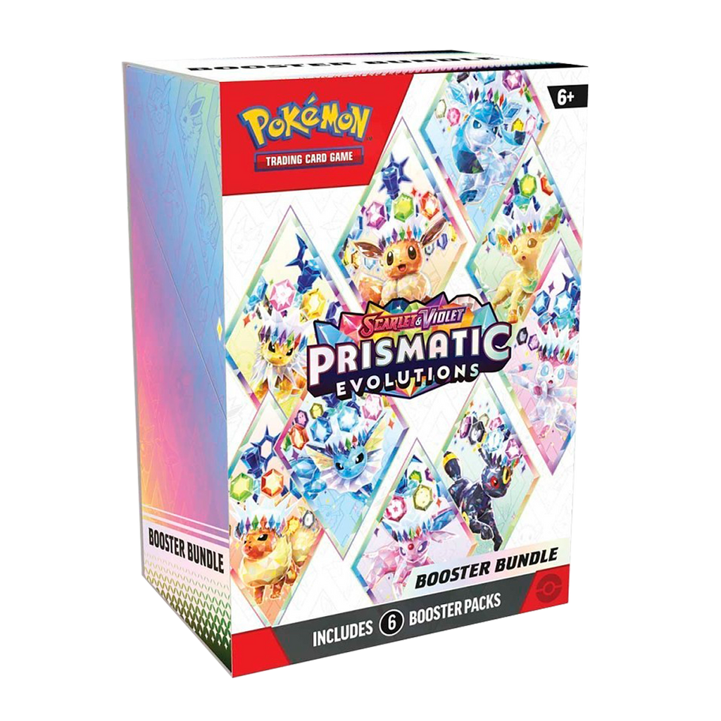 Pokémon Scarlet & Violet-Prismatic Evolutions Booster Bundle (6 Packs) - Small Bacteria | UK Stockist