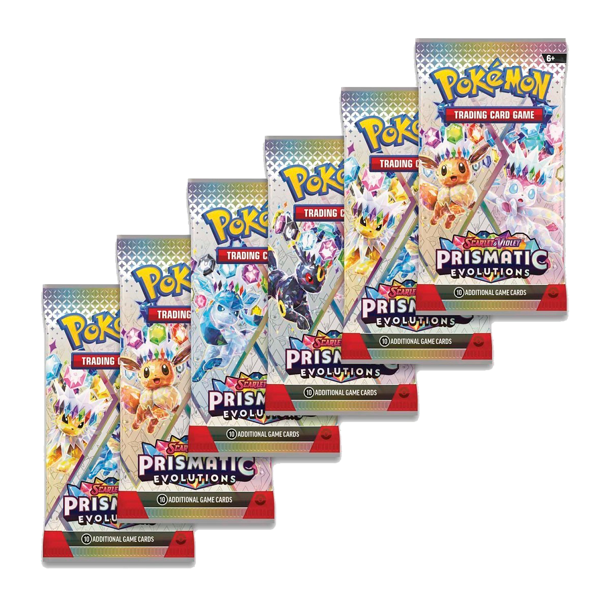 Pokémon Scarlet & Violet-Prismatic Evolutions Booster Bundle (6 Packs) - Small Bacteria | UK Stockist
