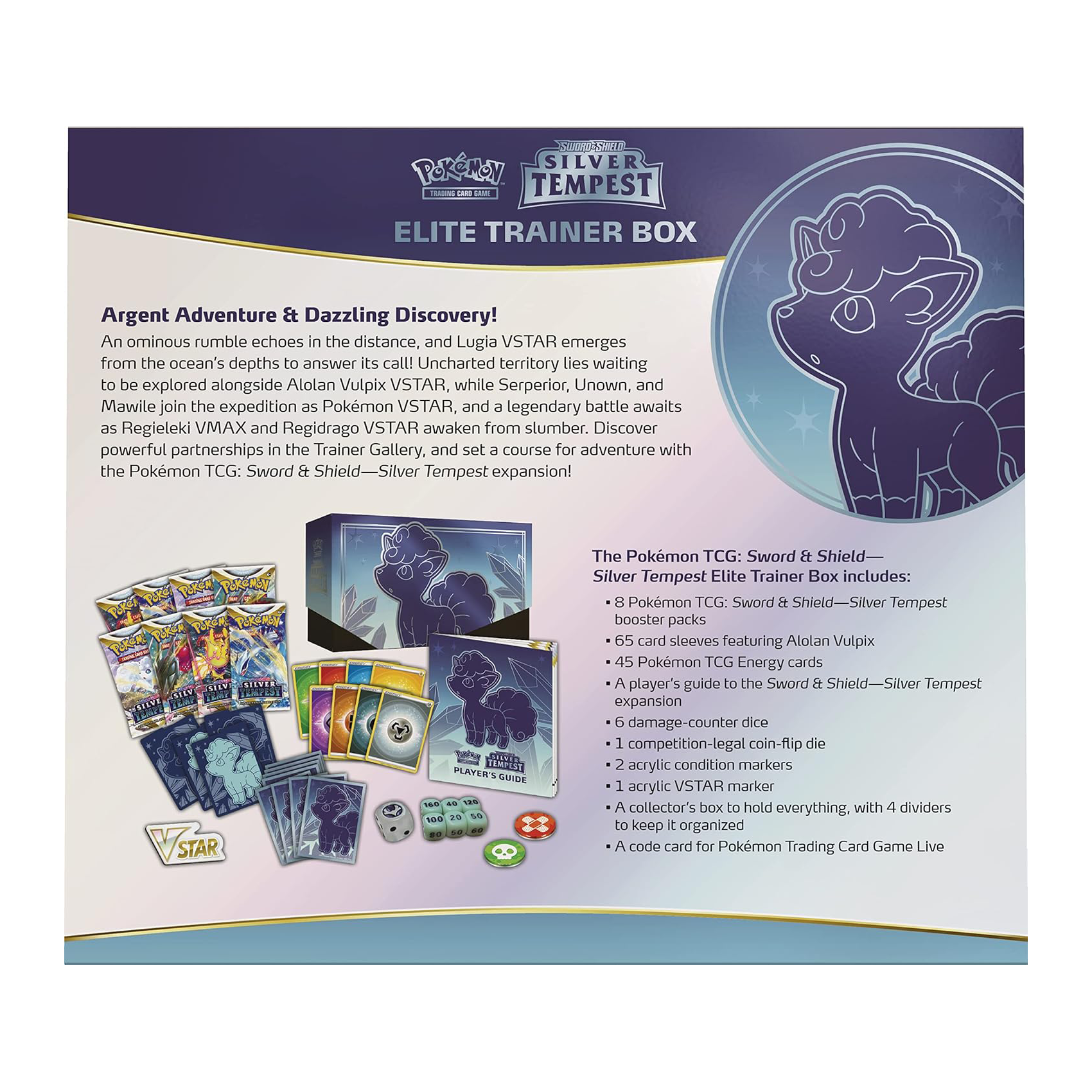 Pokémon Center Sword & Shield-Silver Tempest Elite Trainer Box - Small Bacteria | UK Stockist