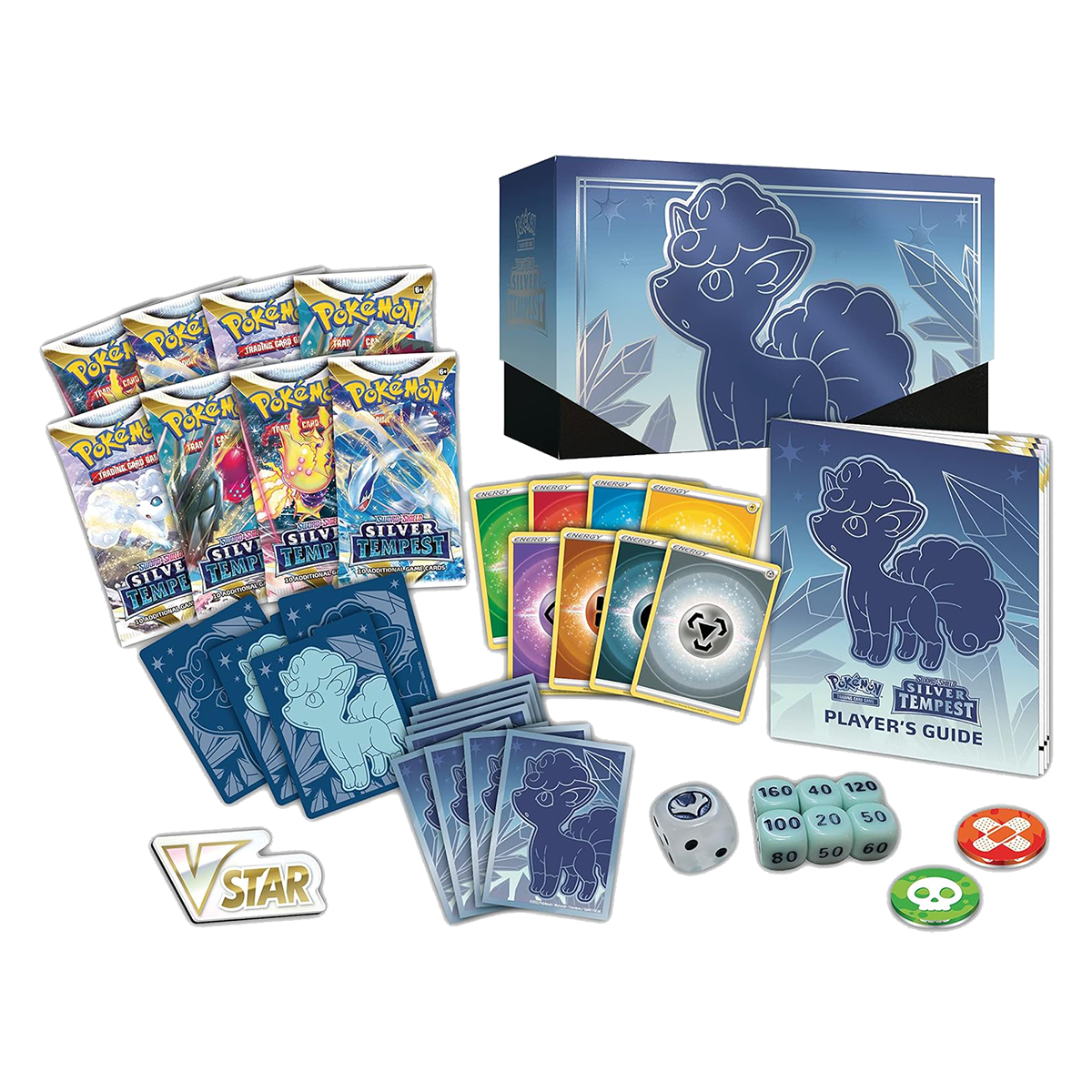 Pokmon Sword & Shield-Silver Tempest Elite Trainer Box - Small Bacteria | UK Stockist Pokmon Sword & Shield-Silver Tempest Elite Trainer Box - Small Bacteria | UK Stockist
