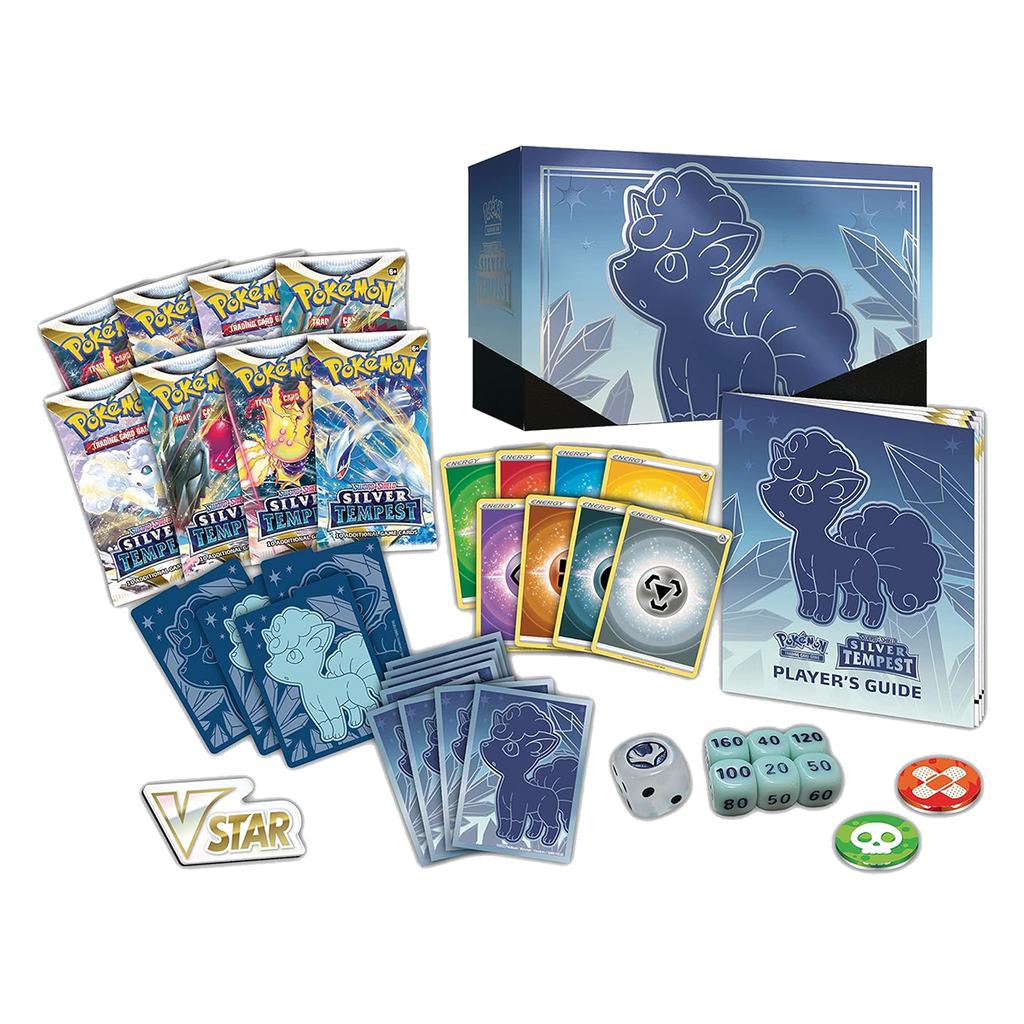 Pokémon Center Sword & Shield-Silver Tempest Elite Trainer Box - Small Bacteria | UK Stockist