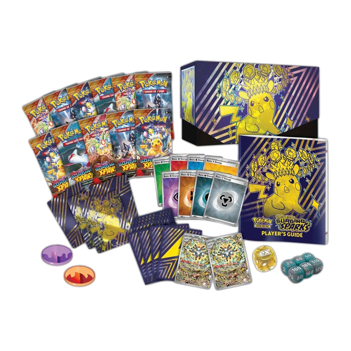 Pokémon Center Scarlet & Violet-Surging Sparks Elite Trainer Box - Small Bacteria | UK Stockist