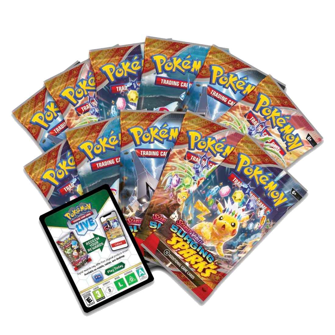 Pokémon Center Scarlet & Violet-Surging Sparks Elite Trainer Box - Small Bacteria | UK Stockist