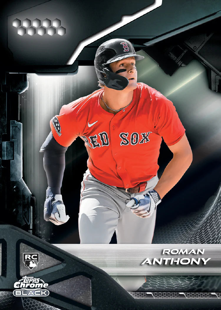 2026 Topps Chrome® Black Baseball Hobby Box - Small Bacteria | UK Stockist