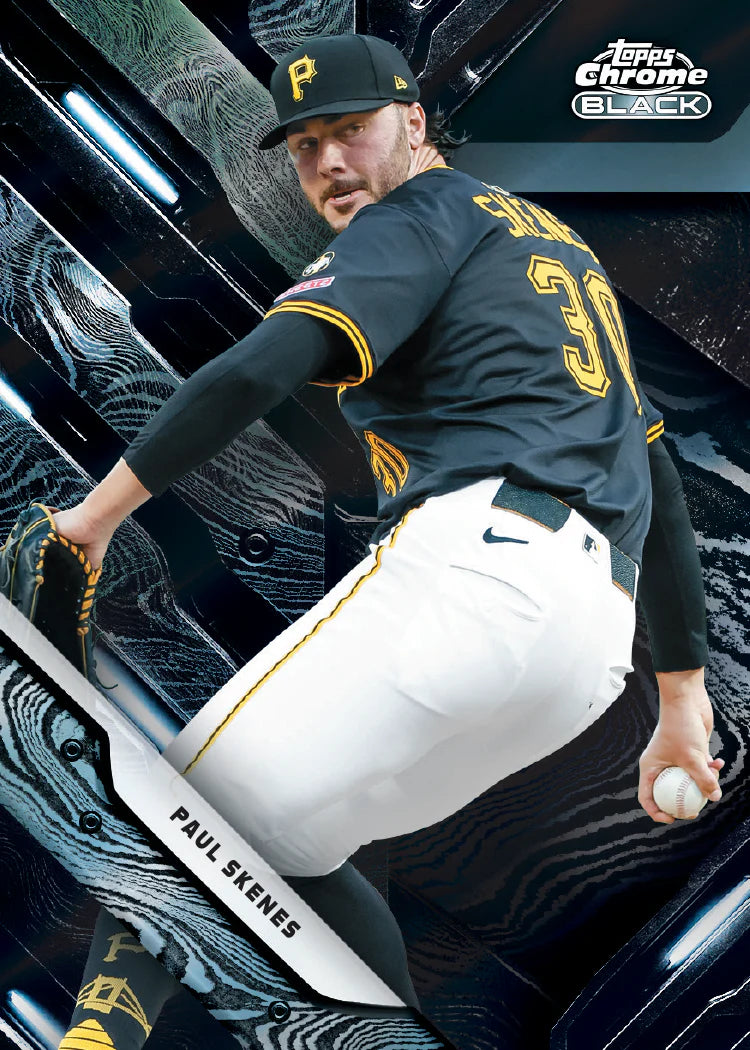 2026 Topps Chrome® Black Baseball Hobby Box - Small Bacteria | UK Stockist