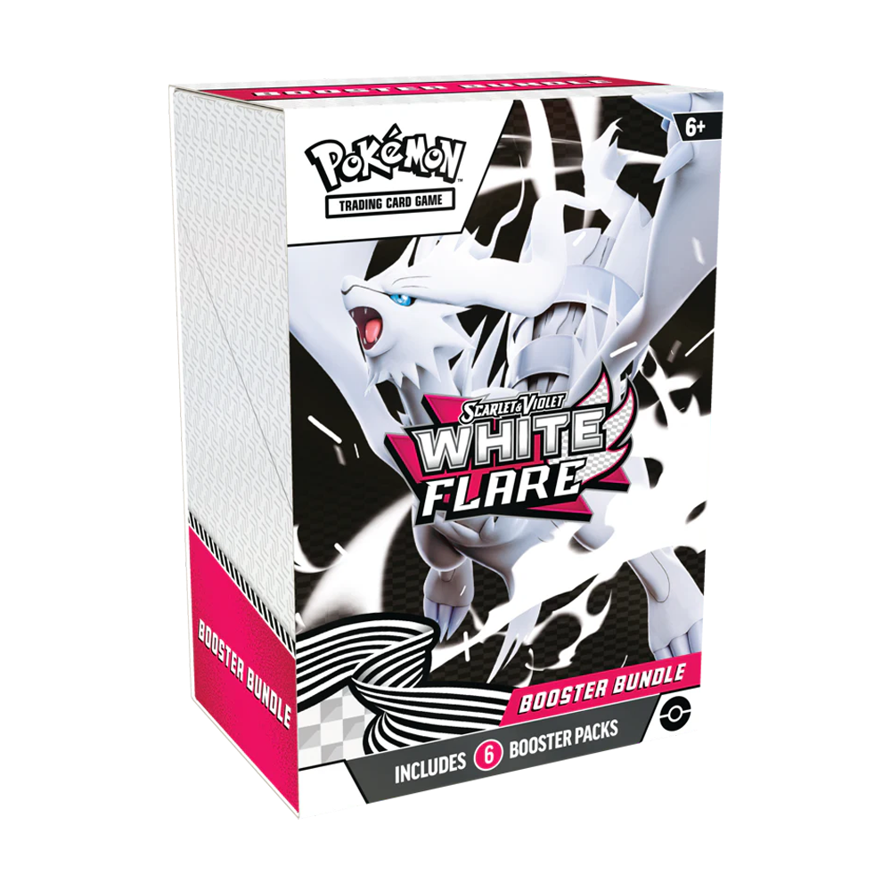 Pokémon Scarlet & Violet - White Flare Booster Bundle (6 packs) - Small Bacteria | UK Stockist