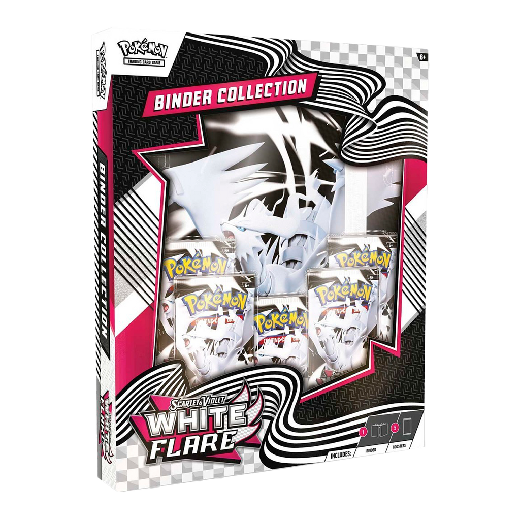 Pokémon Scarlet & Violet - White Flare Binder Collection - Small Bacteria | UK Stockist