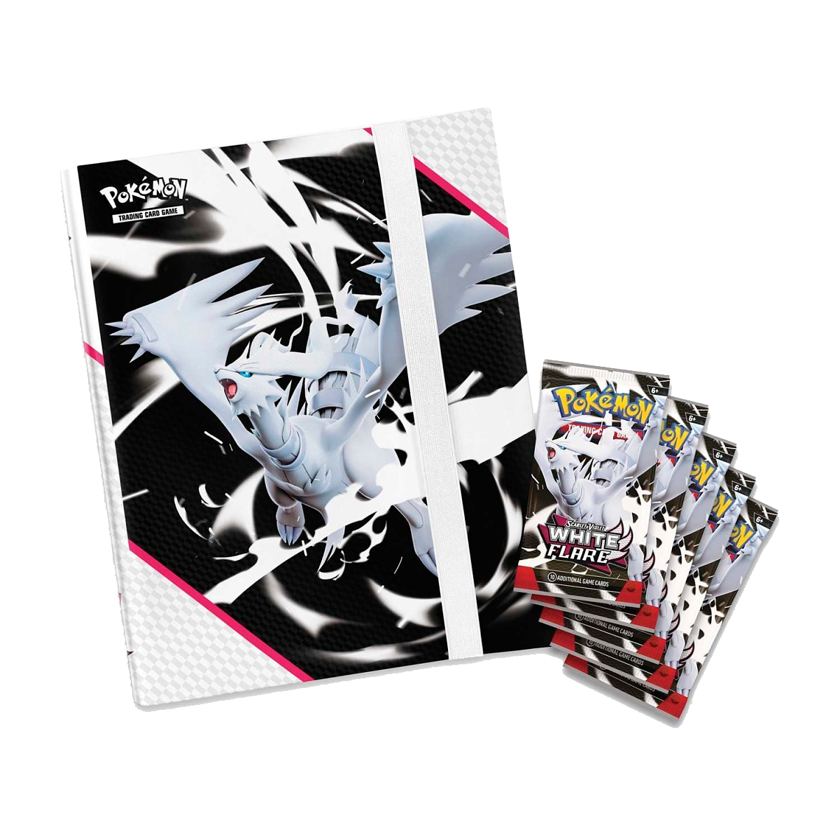 Pokémon Scarlet & Violet - White Flare Binder Collection - Small Bacteria | UK Stockist