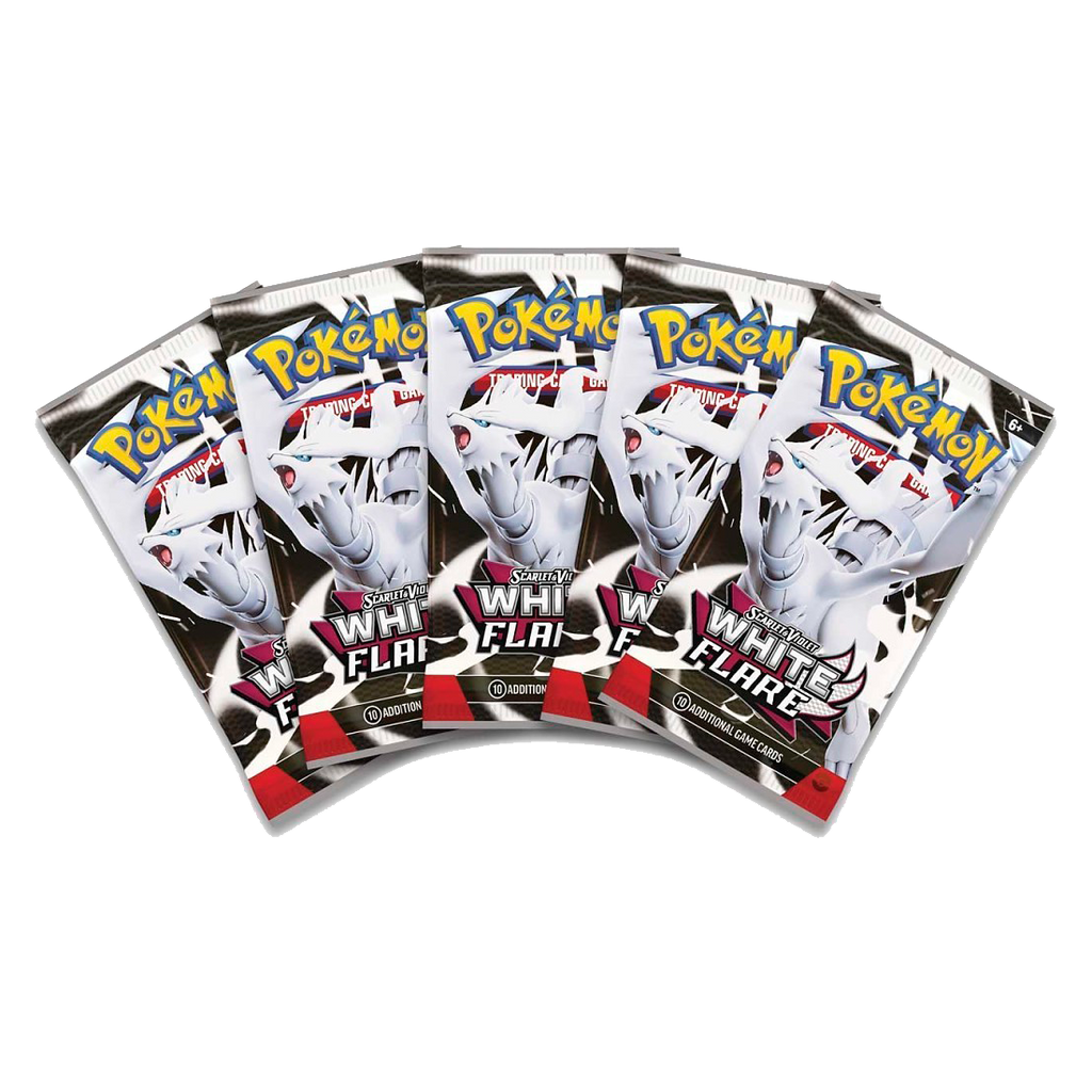 Pokémon Scarlet & Violet - White Flare Binder Collection - Small Bacteria | UK Stockist