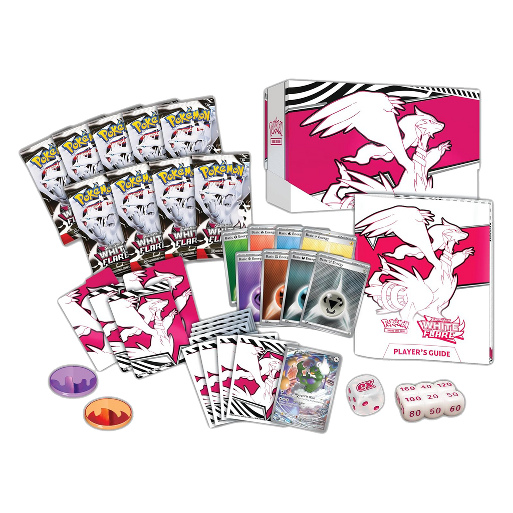 Pokémon Scarlet & Violet - White Flare Elite Trainer Box - Small Bacteria | UK Stockist