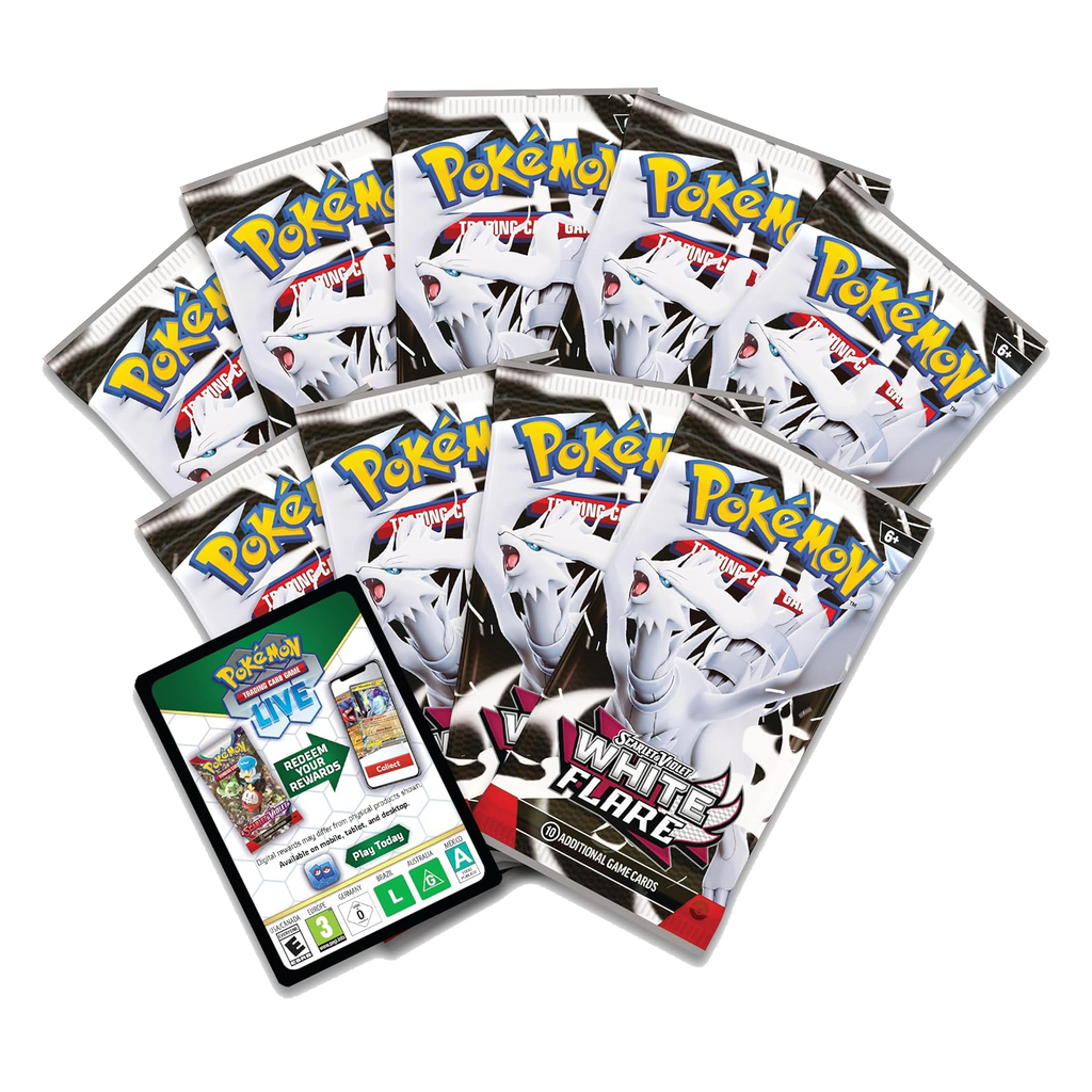 Pokémon Scarlet & Violet - White Flare Elite Trainer Box - Small Bacteria | UK Stockist